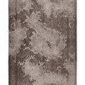 Vintage Isparta Turkish Area Rug 5x9 ft — Gray & Beige Floral