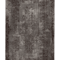 Vintage Isparta Turkish Area Rug 6x10 ft — Gray & Brown Floral