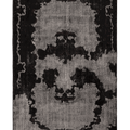 Vintage Isparta Turkish Area Rug 5x9 ft — Gray & Brown Overdyed