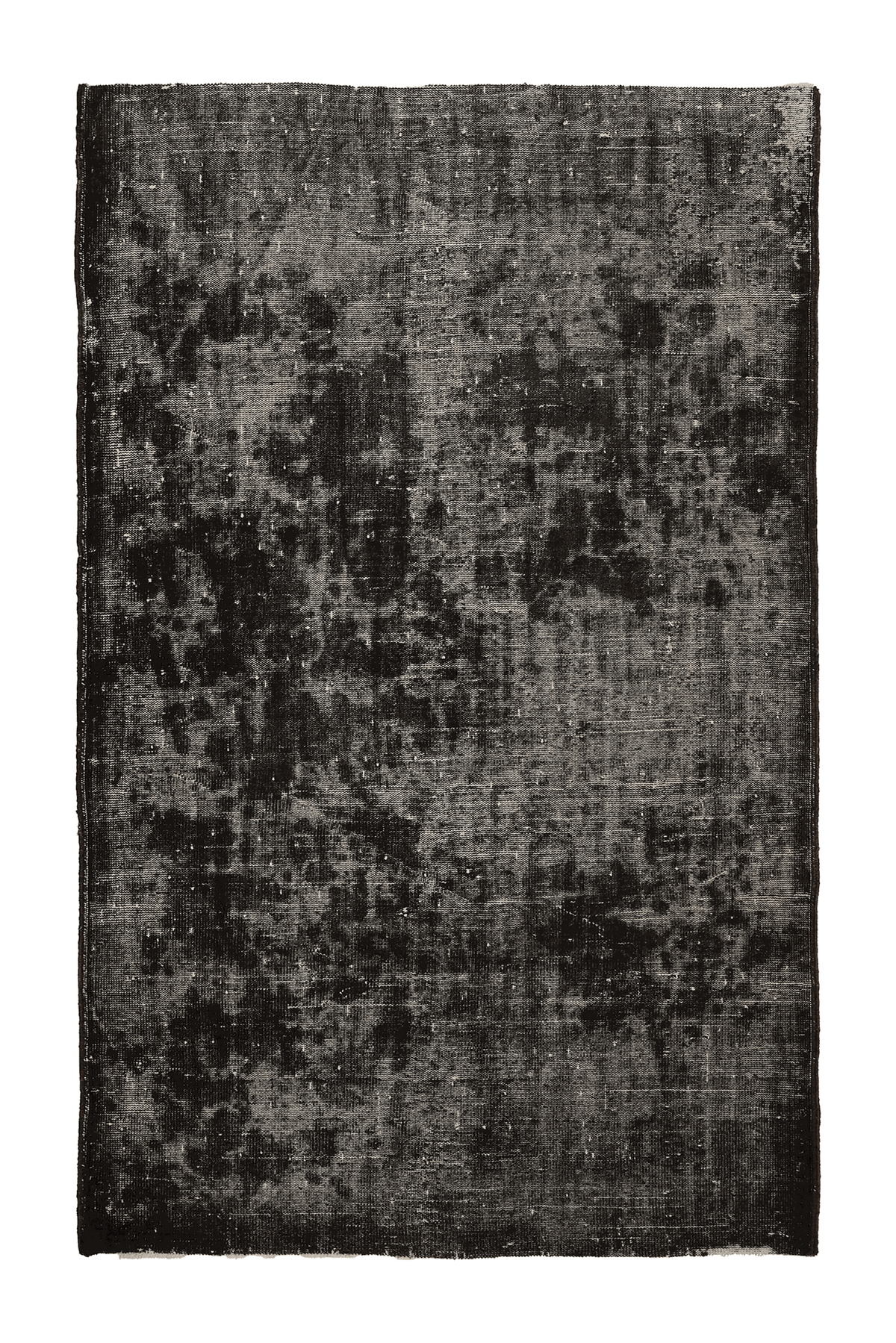 Vintage Isparta Turkish Area Rug 6x9 ft — Gray & Brown Overdyed