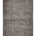 Vintage Isparta Turkish Area Rug 7x10 ft — Gray Overdyed