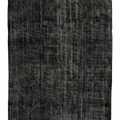 Vintage Isparta Turkish Area Rug 7x10 ft — Gray Overdyed
