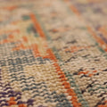 Vintage Manisa Turkish Area Rug 6x10 ft — Orange & Beige Floral