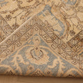 Vintage Isparta Turkish Area Rug 7x10 ft — Orange & Blue Floral