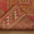 Vintage Southeastern Persian Style Runner Rug 3x11 ft — Red & Orange Geometric