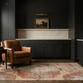 Turkish Runner Rug in a styled room