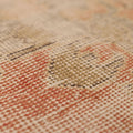 Vintage Malatya Turkish Runner Rug 3x6 ft — Beige & Red Distressed
