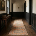 Turkish Runner Rug in a styled room
