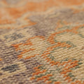 Vintage Manisa Turkish Runner Rug 2x11 ft — Orange & Blue Floral