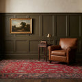 Turkish Area Rug in a styled room
