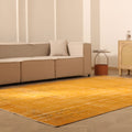 Vintage Isparta Turkish Area Rug 7x10 ft — Orange Overdyed