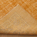 Vintage Isparta Turkish Area Rug 7x10 ft — Orange Overdyed