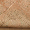 Vintage Isparta Turkish Area Rug 6x9 ft — Beige & Brown Floral