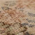 Vintage Manisa Turkish Runner Rug 2x8 ft — Beige & Brown Distressed