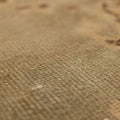 Vintage Isparta Turkish Runner Rug 2x5 ft — Beige & Green Distressed
