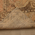 Vintage Malatya Turkish Runner Rug 3x11 ft — Orange & Brown Geometric (No. 36195)