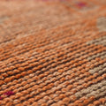 Vintage Southeastern Persian Style Runner Rug 3x10 ft — Orange & Red Geometric