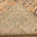 Vintage Isparta Turkish Area Rug 7x10 ft — Orange & Blue Floral