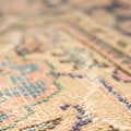 Vintage Isparta Turkish Area Rug 7x10 ft — Orange & Blue Floral