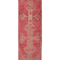 Vintage Southeastern Persian Style Runner Rug 3x10 ft — Pink & Beige Southwestern