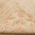 Vintage Isparta Turkish Area Rug 7x10 ft — Beige & Red Floral