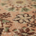 Vintage Isparta Turkish Area Rug 5x9 ft — Beige & Pink Floral (No. 37064)