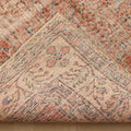 Vintage Isparta Turkish Area Rug 7x10 ft — Red & Beige Floral