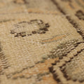 Vintage Manisa Turkish Area Rug 5x8 ft — Orange & Gray Floral