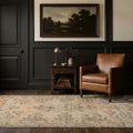 Turkish Area Rug in a styled room