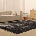 Vintage Isparta Turkish Area Rug 7x10 ft — Gray Overdyed