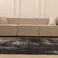 Vintage Isparta Turkish Area Rug 7x10 ft — Gray Overdyed