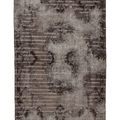 Vintage Isparta Turkish Area Rug 6x11 ft — Gray & Brown Floral