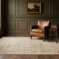 Turkish Area Rug in a styled room