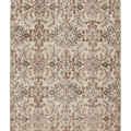 Vintage Isparta Turkish Area Rug 5x8 ft — Beige & Brown Floral (No. 37145)