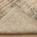 Vintage Manisa Turkish Area Rug 6x9 ft — Gray & Beige Floral
