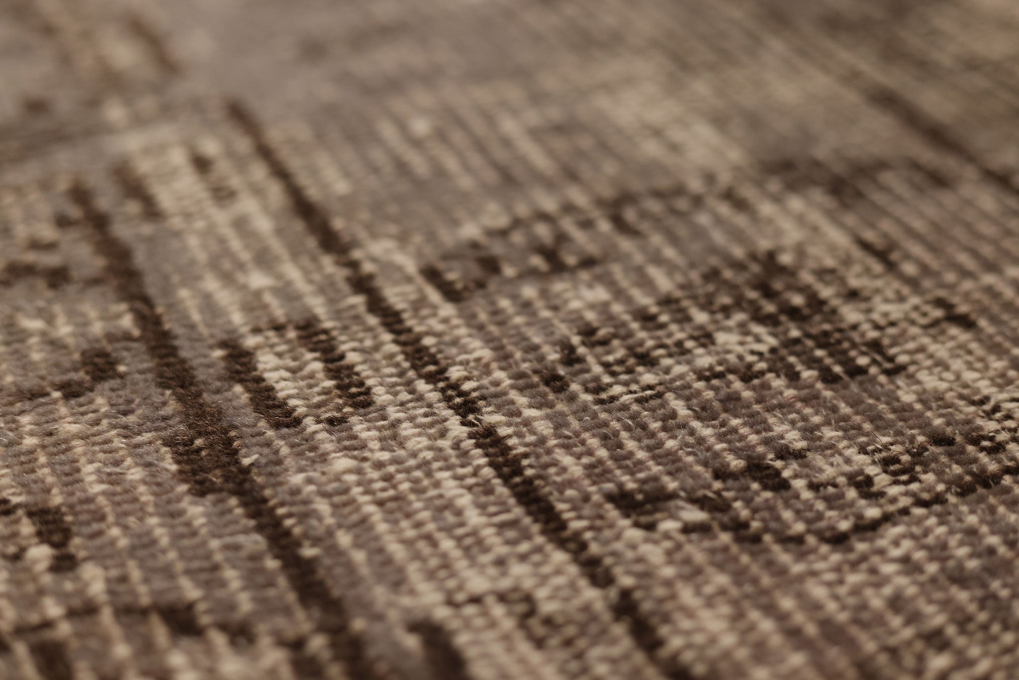 Vintage Manisa Turkish Area Rug 5x8 ft — Gray & Brown Distressed