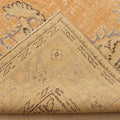 Vintage Manisa Turkish Area Rug 6x10 ft — Orange & Blue Floral
