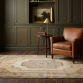 Turkish Area Rug in a styled room