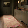 Turkish Runner Rug in a styled room