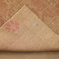 Vintage Malatya Turkish Runner Rug 3x11 ft — Beige & Beige Geometric