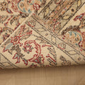 Vintage Malatya Turkish Runner Rug 2x7 ft — Beige & White Patchwork