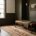 Patchwork Doormat Rug in a styled room
