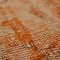 Vintage Manisa Turkish Area Rug 5x8 ft — Orange & Beige Distressed