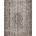 Vintage Manisa Turkish Area Rug 4x8 ft — Beige & Gray minimalist