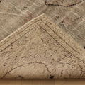 Vintage Manisa Turkish Area Rug 4x8 ft — Beige & Gray minimalist