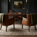 Turkish Area Rug in a styled room