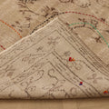 Vintage Manisa Turkish Area Rug 5x8 ft — Beige & Brown Distressed