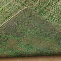 Vintage Isparta Turkish Area Rug 6x9 ft — Green & Gray minimalist