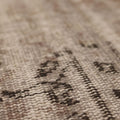 Vintage Manisa Turkish Area Rug 5x8 ft — Gray & Beige Floral