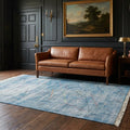 Turkish Area Rug in a styled room